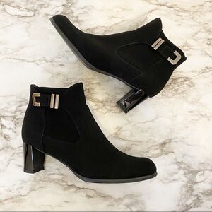 Stuart Weitzmam Goretex Moto Ankle Boots Black 5.5